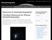 Tablet Screenshot of iastrophotography.com